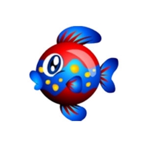 Red Xmas Ball Fish